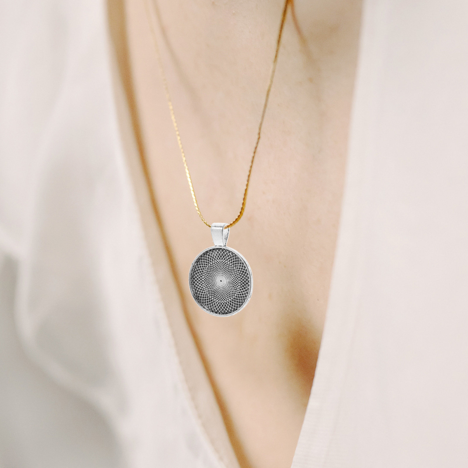 40Pcs Round Bezel Pendant Tray - Bezels Set Pendant review and price