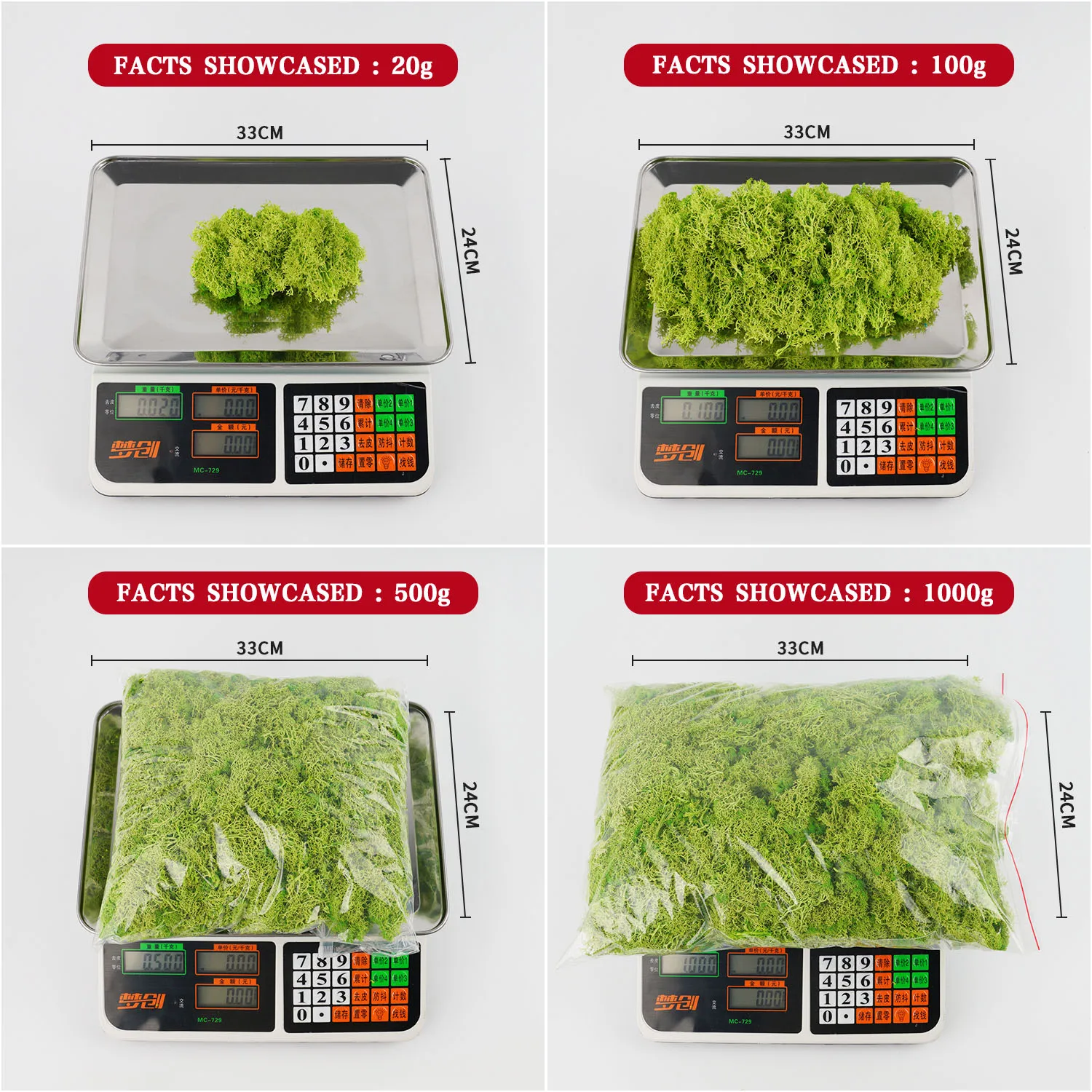 20-200g Artificial Green Plant - Terrarium Moss Art review and price