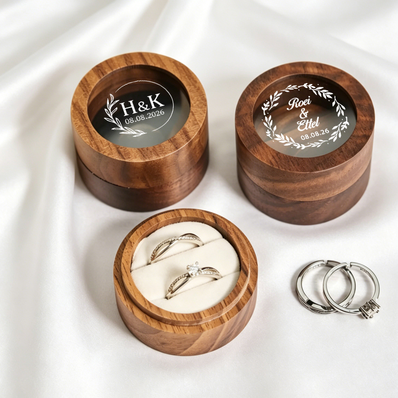 Personalized Wedding Ring Box  - Wood Ring Blank review and price