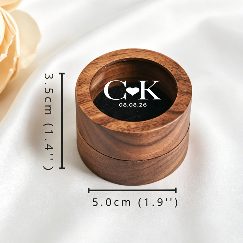 Personalized Wedding Ring Box  - Wood Ring Blank review and price