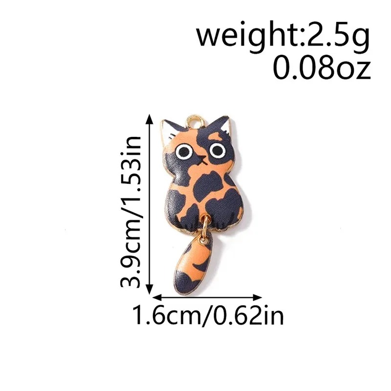 10Pcs 16×39mm Cute Cartoon Cat - Resin Craft Projects review and price