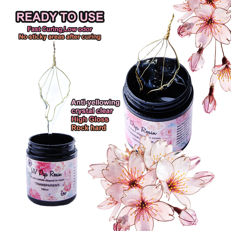 UV DIP Resin Glue UV Flower-Ma - Epoxy Uv Resin Kit review and price