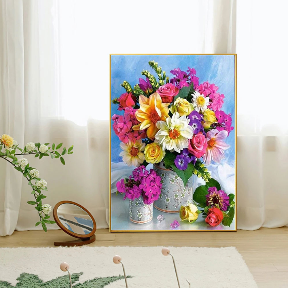 Full Diamond Mosaic Flower 5D  - Resin Craft Kit review and price