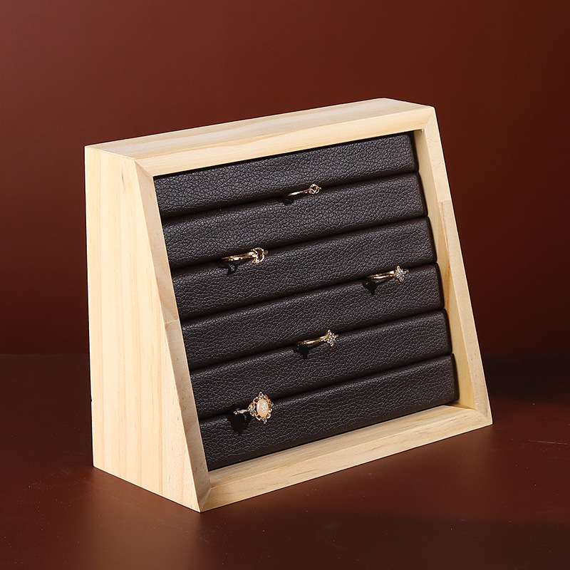 1pc Wood Jewelry Display Tray  - Wood Ring Blank review and price