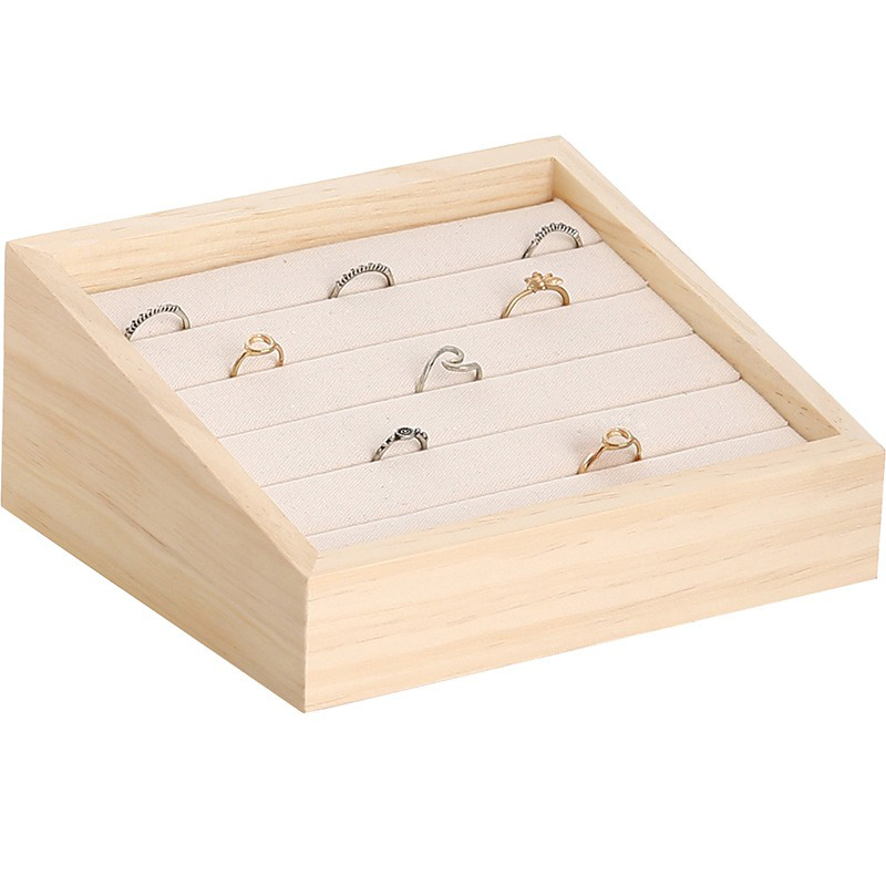 1pc Wood Jewelry Display Tray  - Wood Ring Blank review and price
