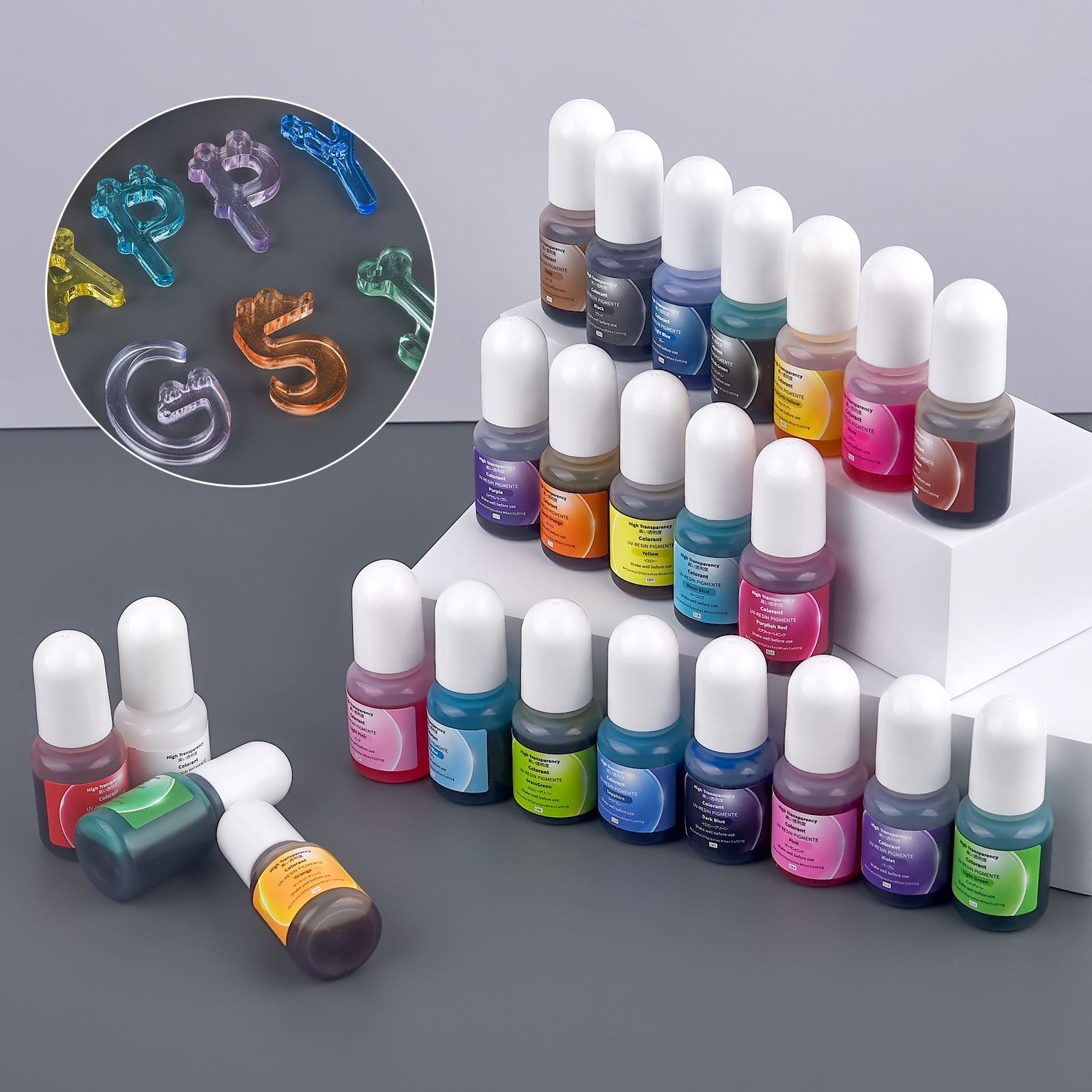 24Colors 5ml Epoxy Resin Pigme - Epoxy Uv Resin Kit review and price