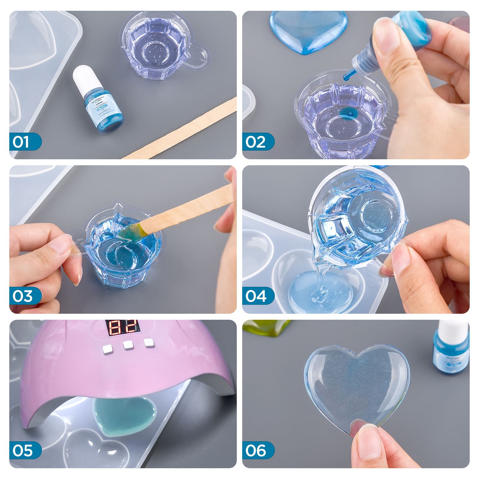 24Colors 5ml Epoxy Resin Pigme - Epoxy Uv Resin Kit review and price