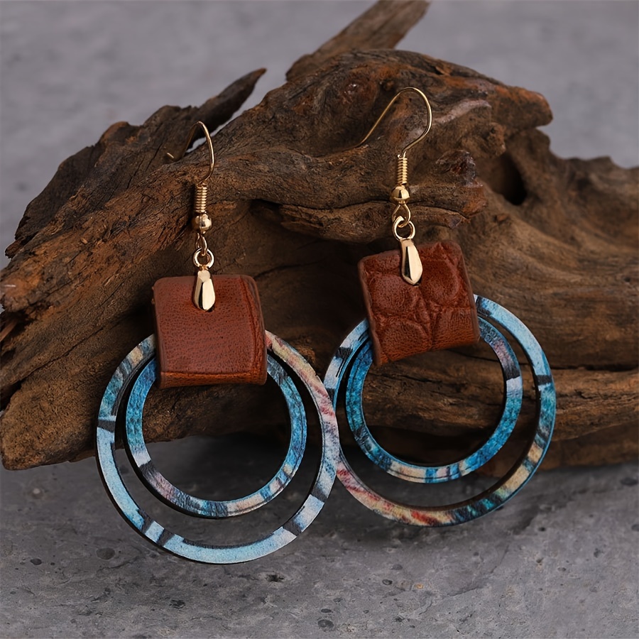2026 New Bohemian Leather Doub - Wood Ring Blank review and price
