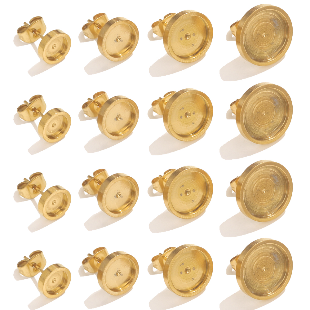10pcs Stainless Steel Gold Ear - Resin Craft Projects review and price